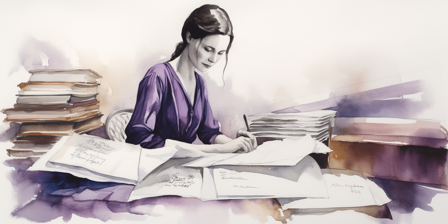 Femme endeuillée qui gère les formalités de décès