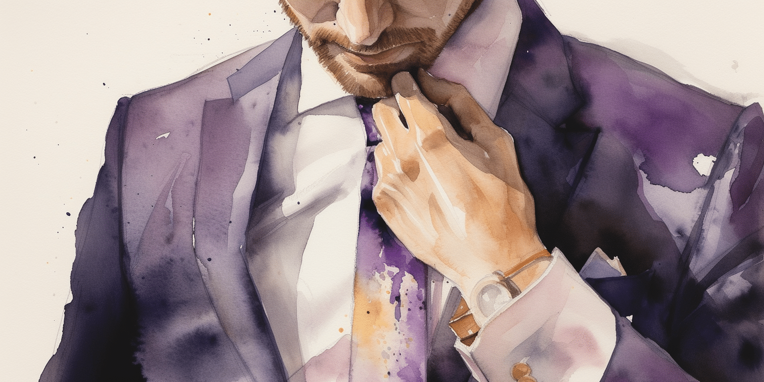 Homme en costume pour un enterrement