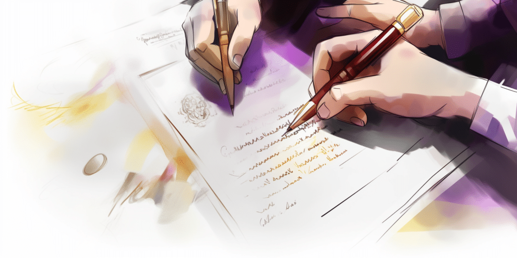 signature d'un contrat d'assurance décès ou obsèques