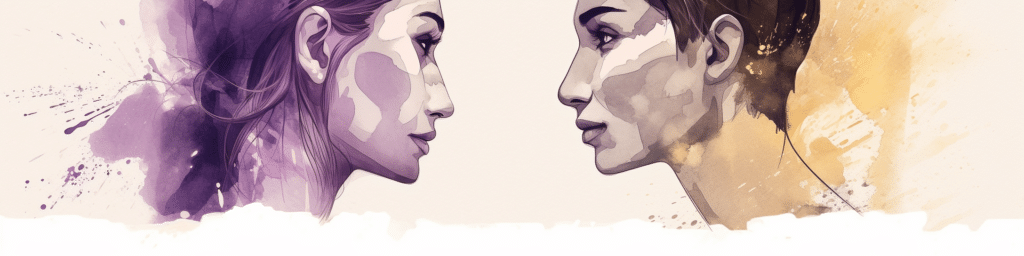 Deux personnes qui dialoguent