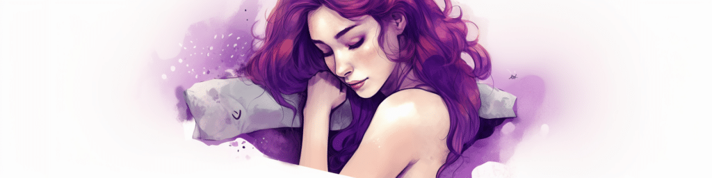 Femme qui étreint un coussin doux