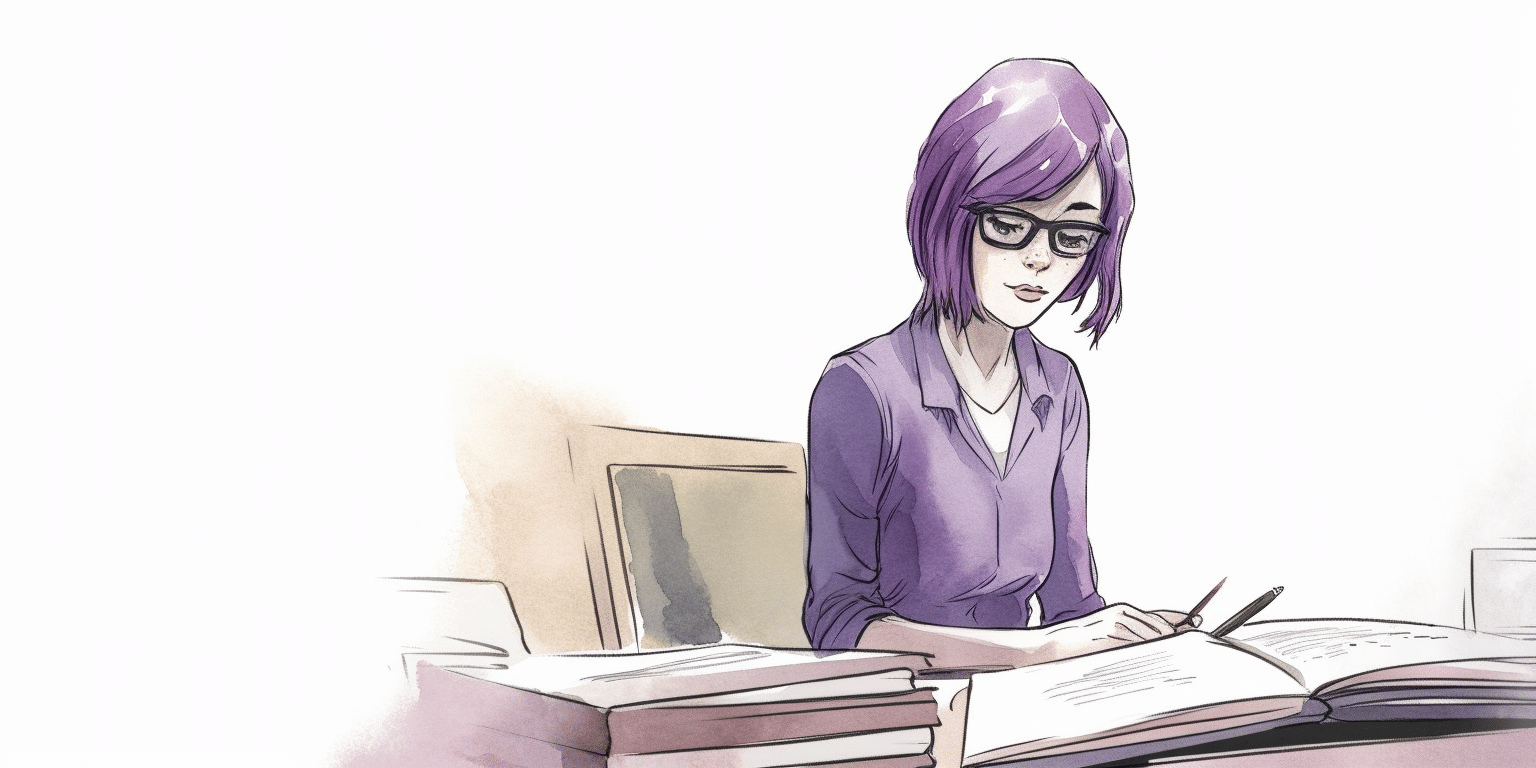 Femme qui gère les formalités du décès